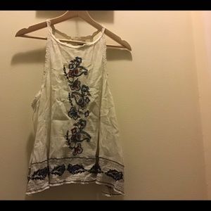 Beautifully embroidered top Size L